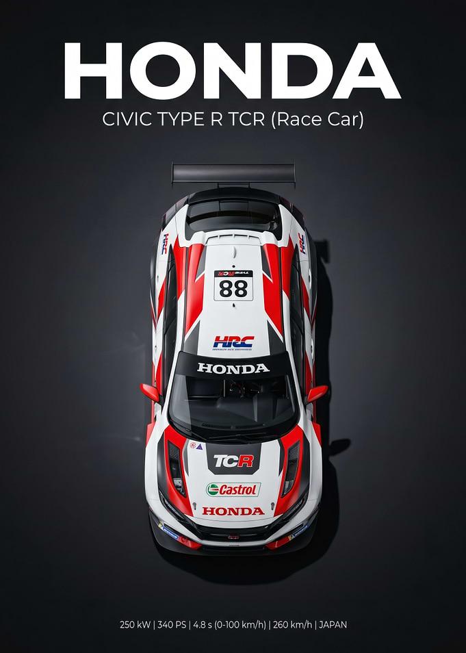 Honda Civic Type R TCR Race Car