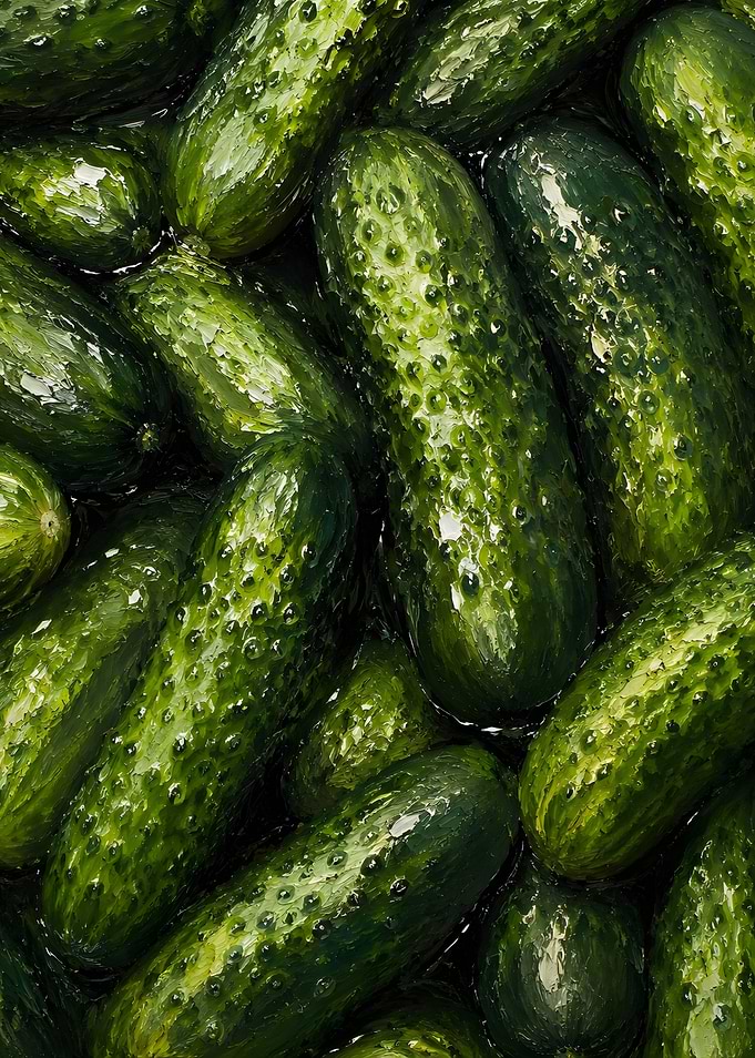 Fresh Green Pickles