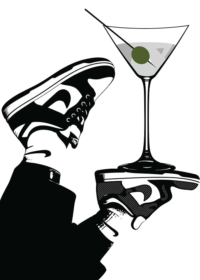 Sneaker and Martini