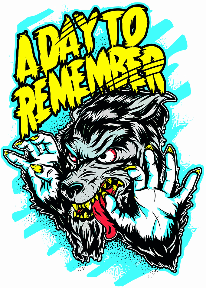 A Day To Remember Werewolf Art