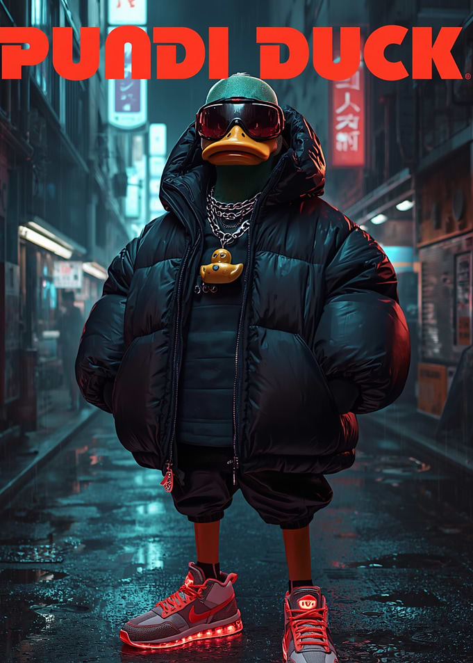 Cyberpunk City Pundi Duck
