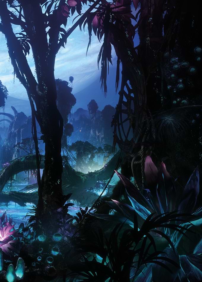 Luminescent Landscape Triptych (right)