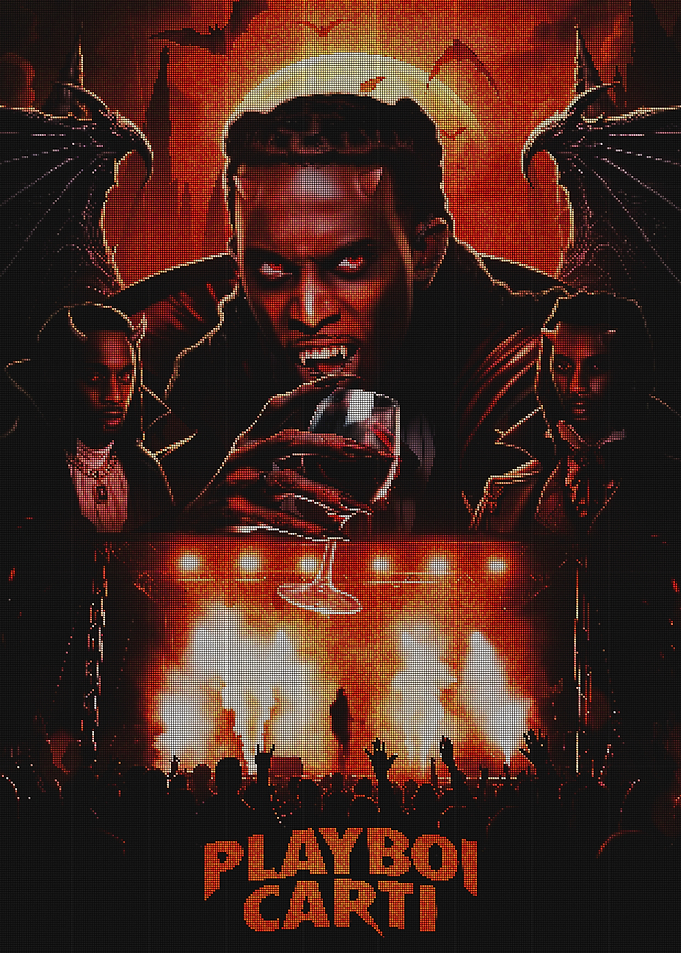 Playboi Carti Vampire Concert Poster