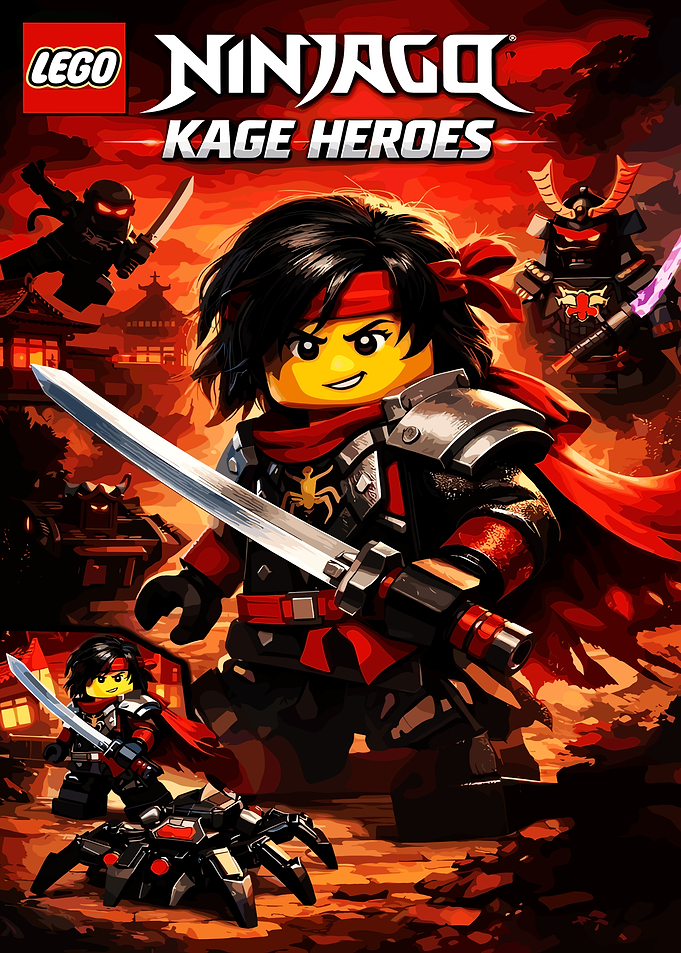 Lego Ninjago Kage Heroes Poster