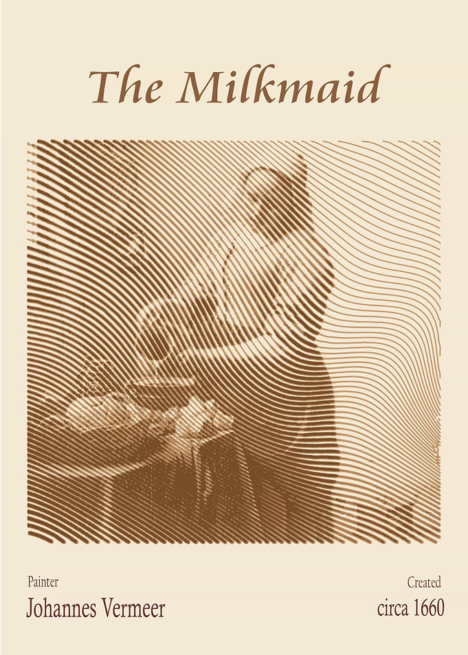 The Milkmaid by Johannes Vermeer