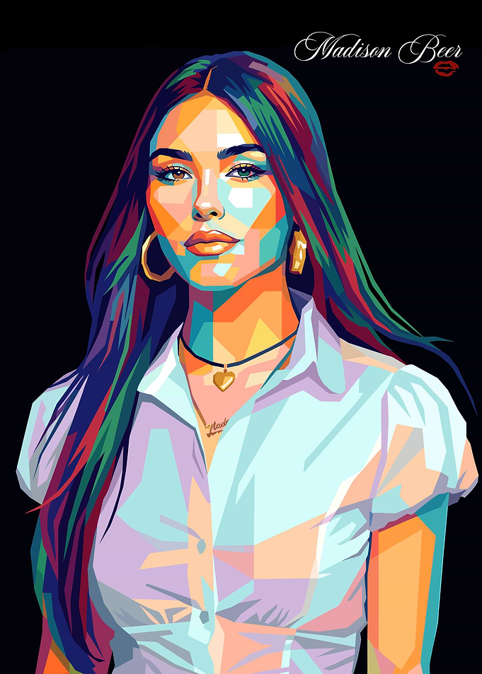 Madison Beer Pop Art Portrait
