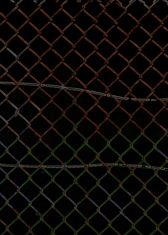 Rusty Chain Link Fence