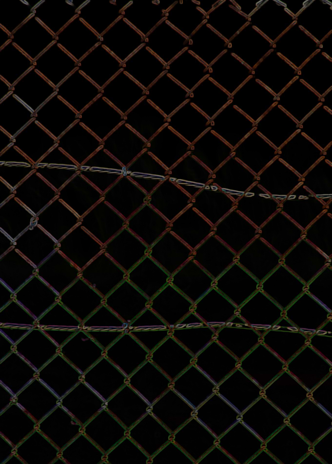 Rusty Chain Link Fence