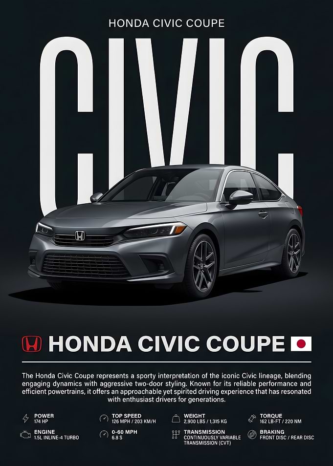 Honda Civic Coupe Car