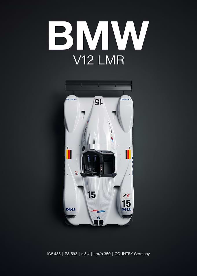 BMW V12 LMR Race Car