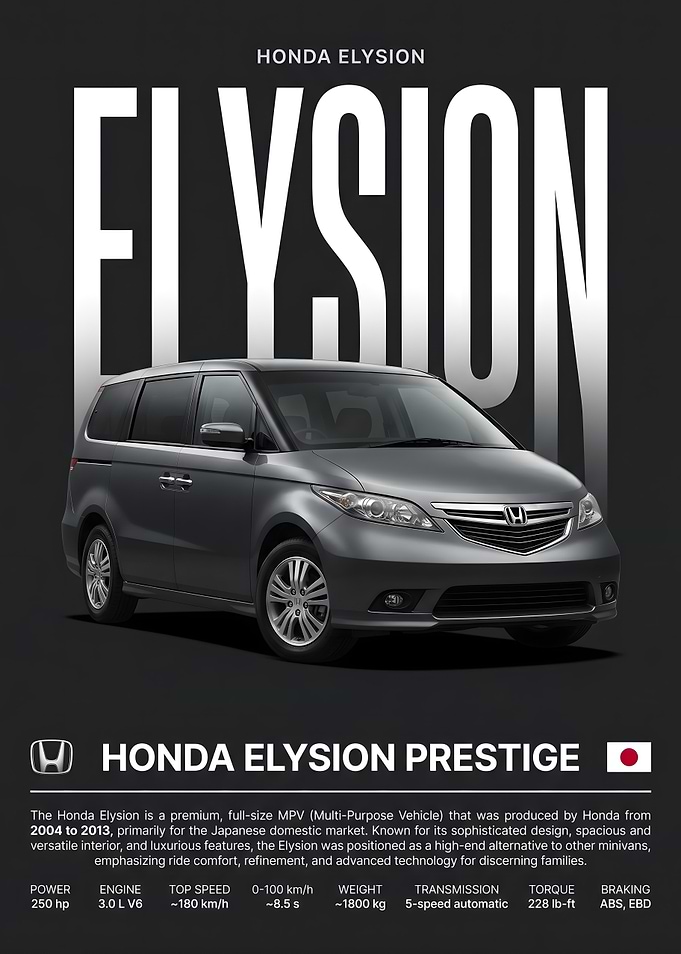 Honda Elysion Prestige MPV