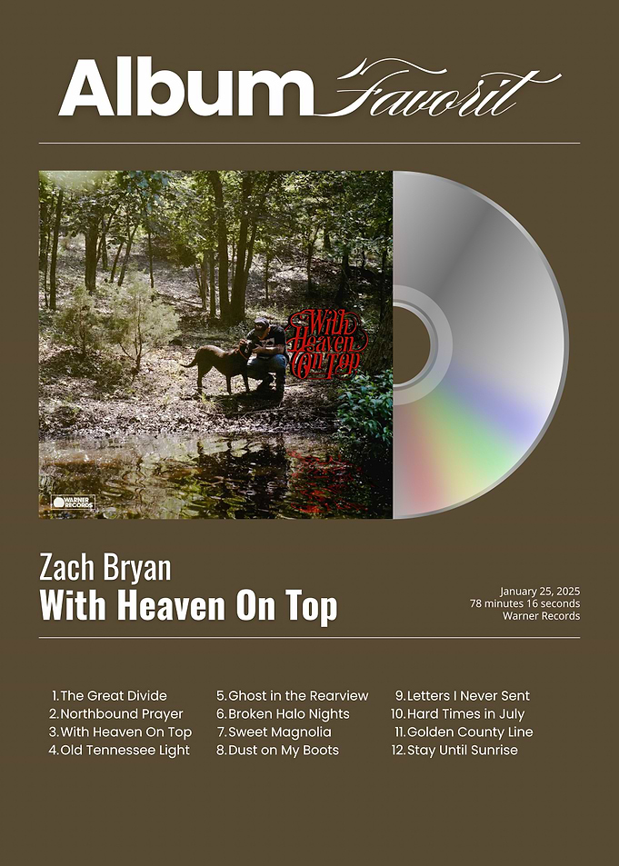 Zach Bryan Album Cover