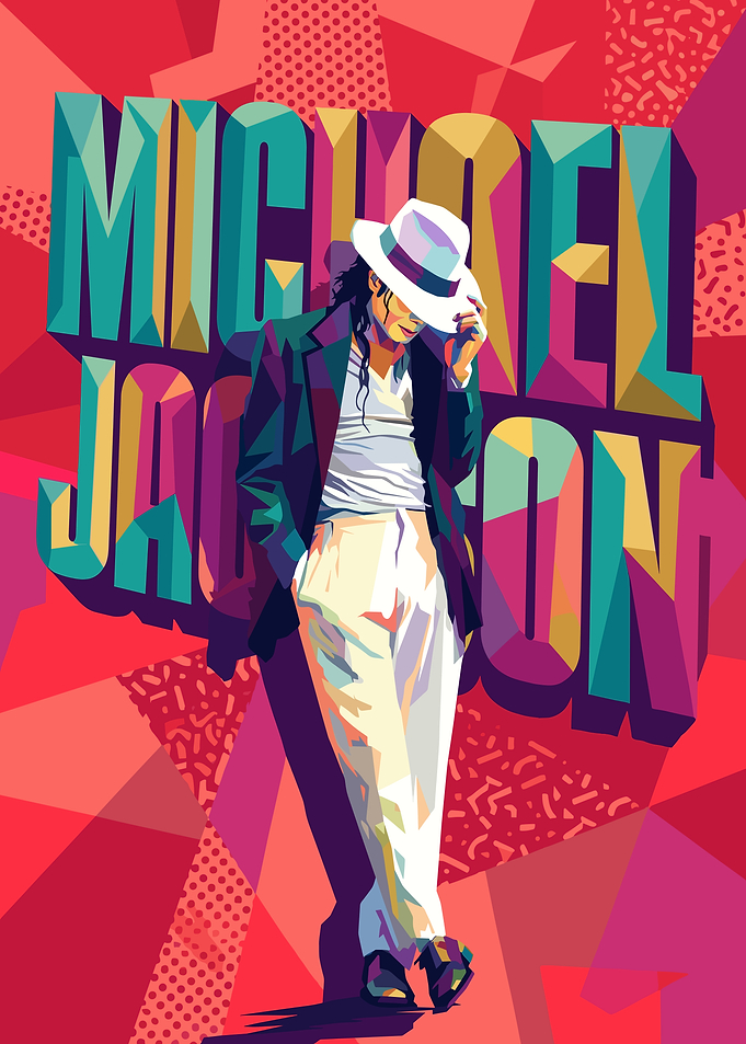 Michael Jackson Pop Art Portrait
