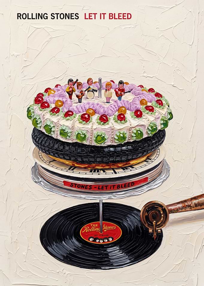 Let It Bleed Album Cover Painting Art