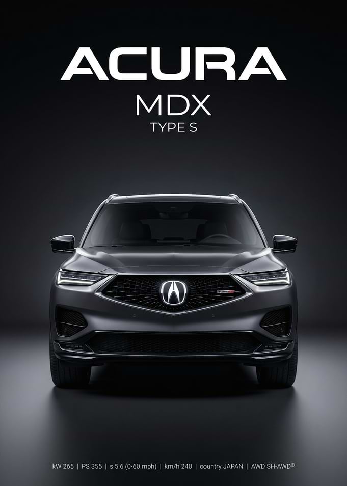 Acura MDX Type S Front View