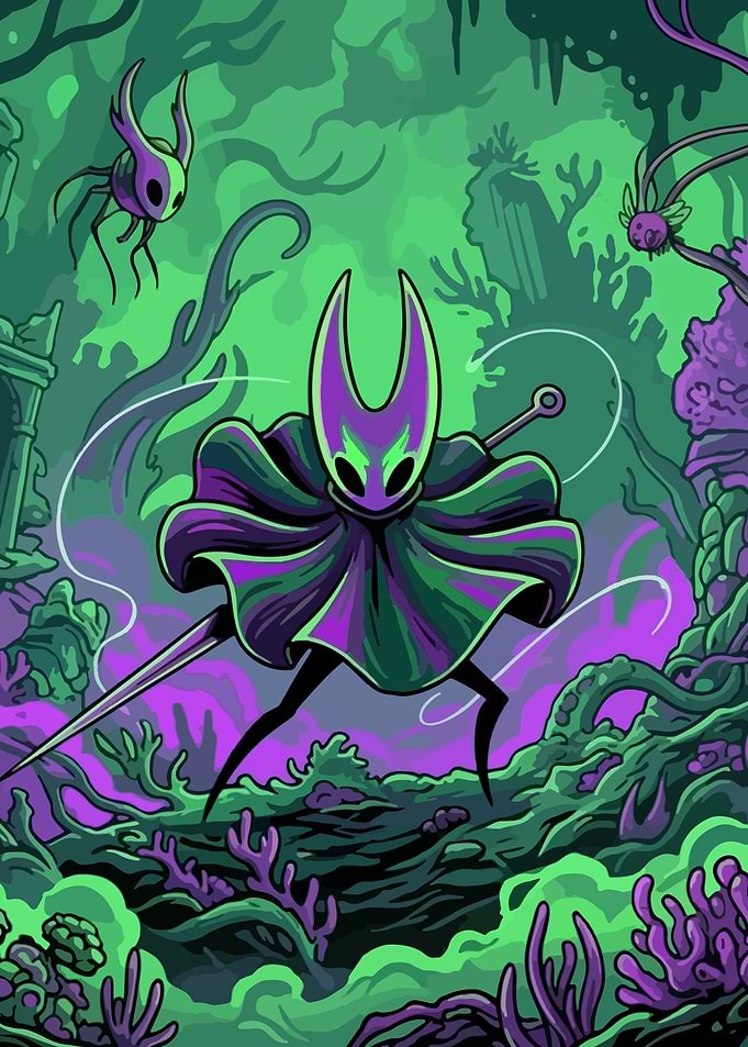 Hornet Protector of Hallownest Fungal Wastes