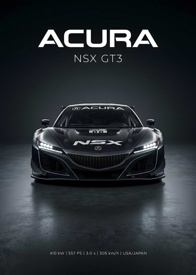Acura NSX GT3 Race Car