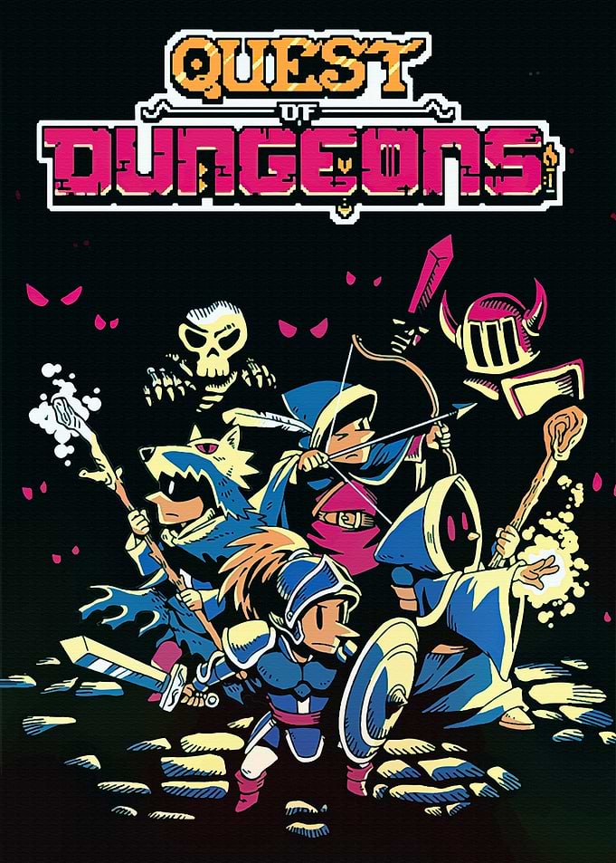 Quest of Dungeons Pixel Art