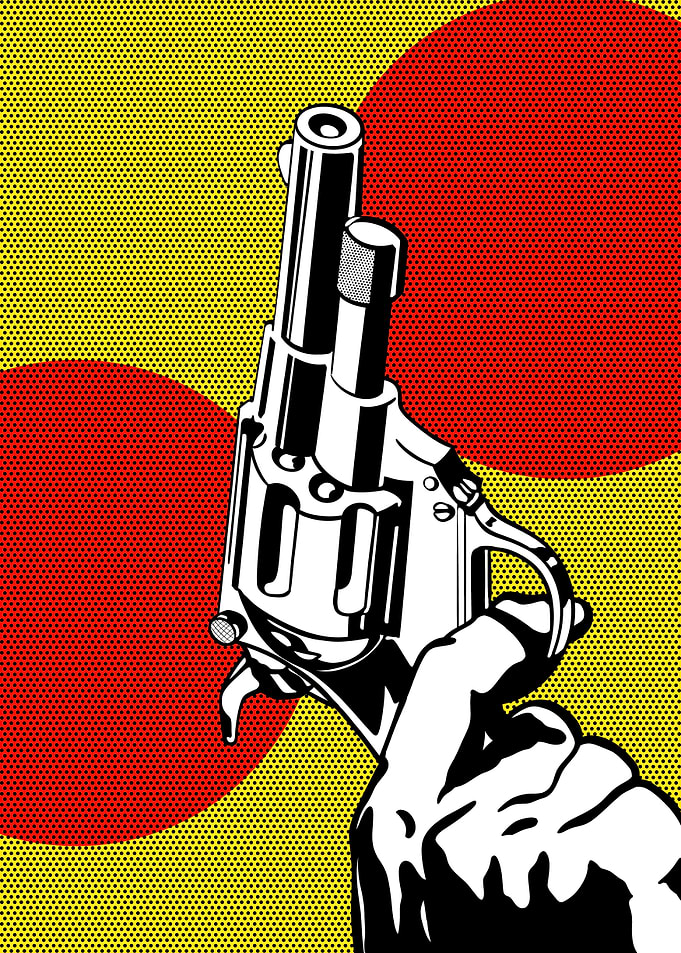 Revolver Pop Art