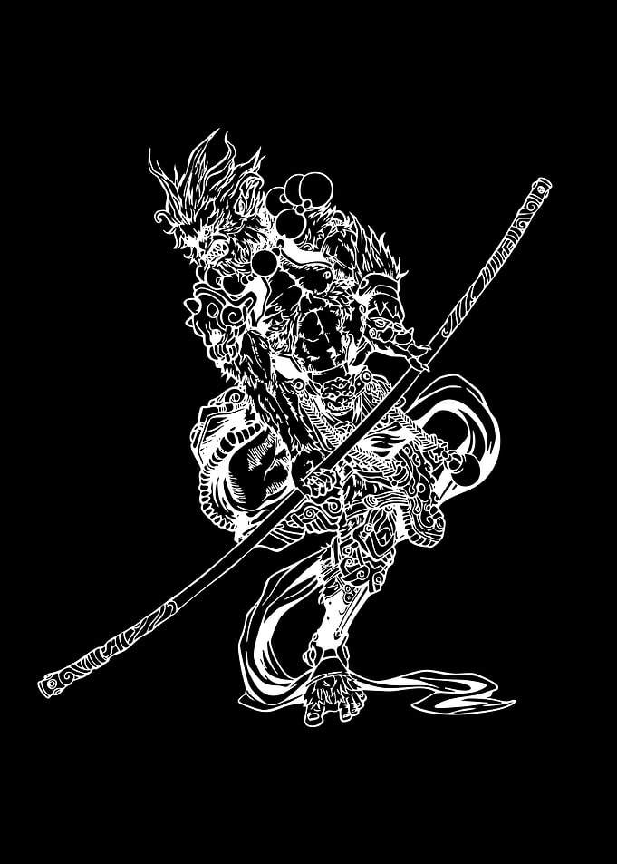 Monkey King with Staff