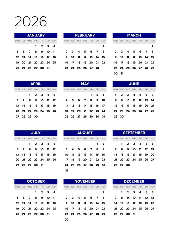 2026 Calendar