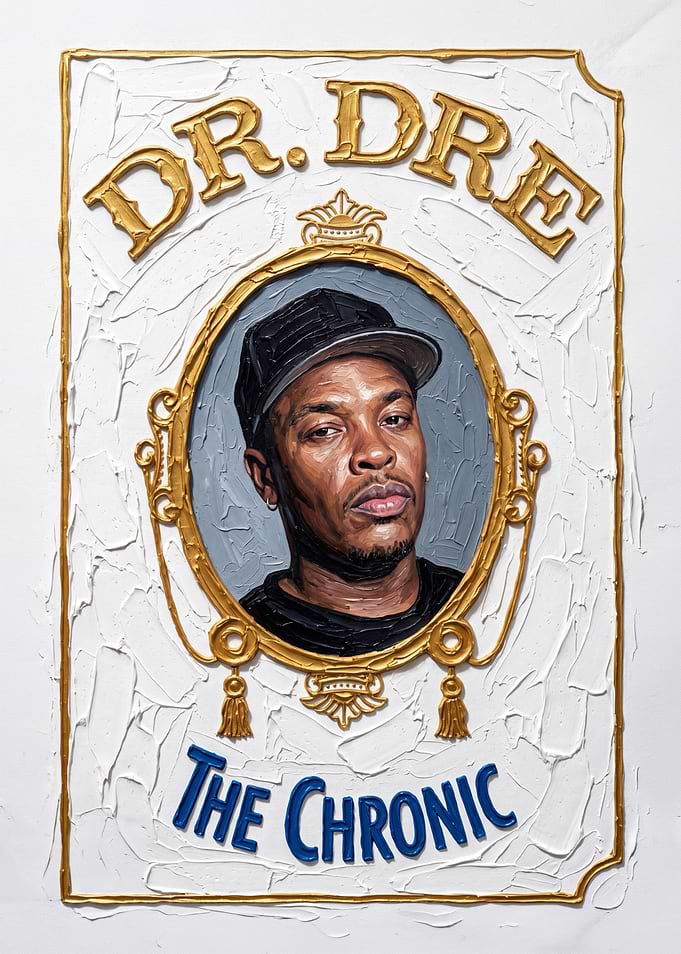 The Chronic Album Cover Painting Art