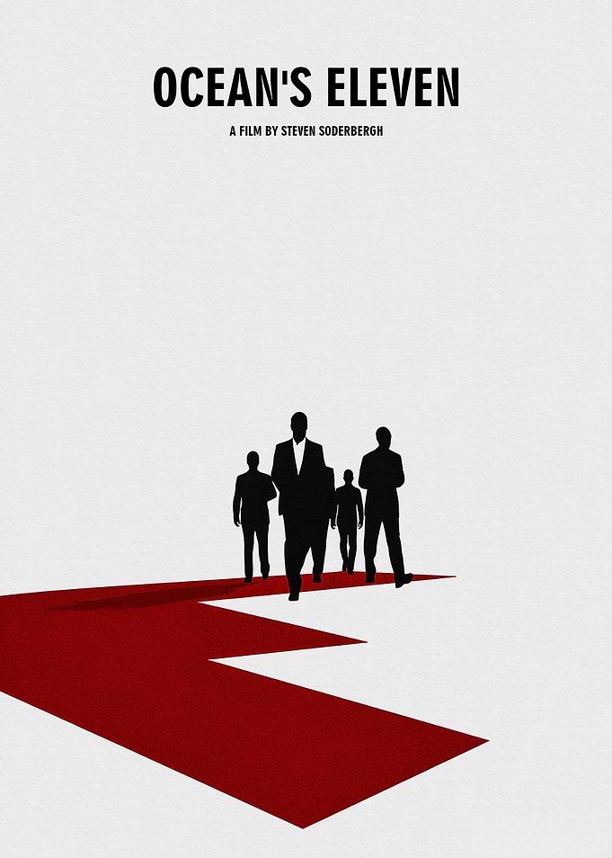Ocean's Eleven Minimalist Poster
