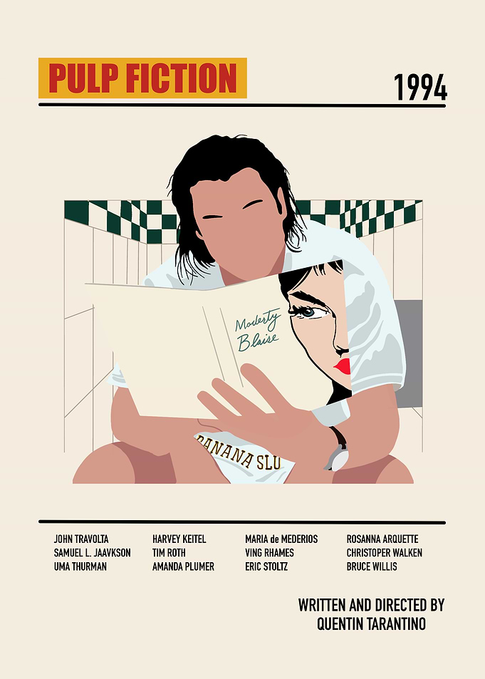 Pulp Fiction Minimalist Poster