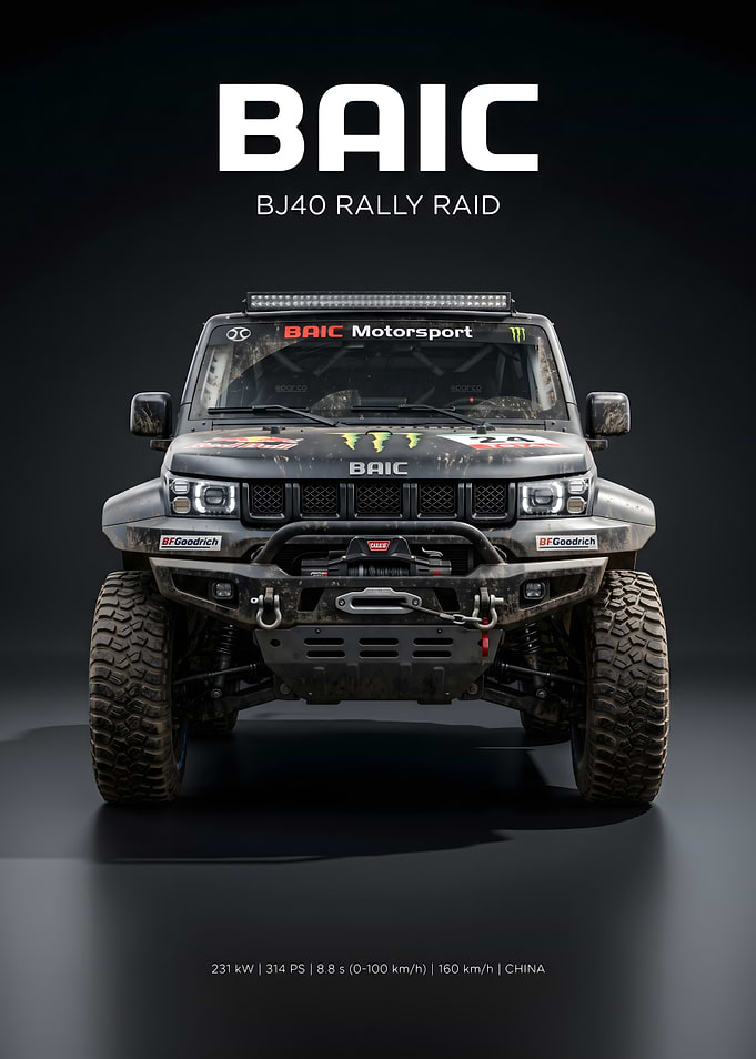 BAIC BJ40 Rally Raid Off-Road Vehicle