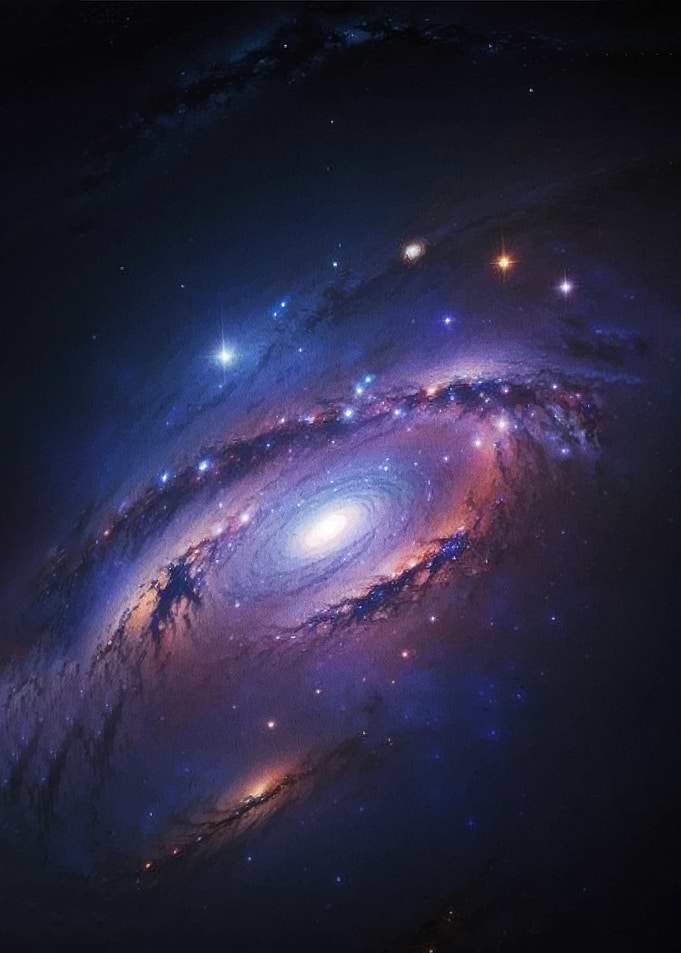 Spiral Galaxy in Deep Space