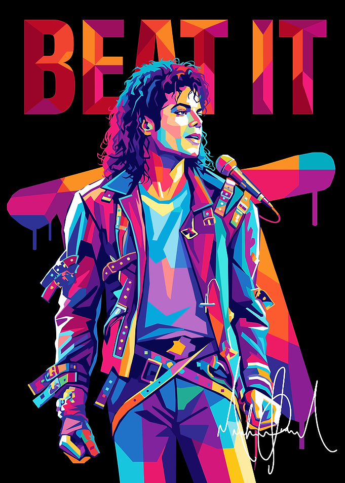 Michael Jackson 'Beat It' Pop Art