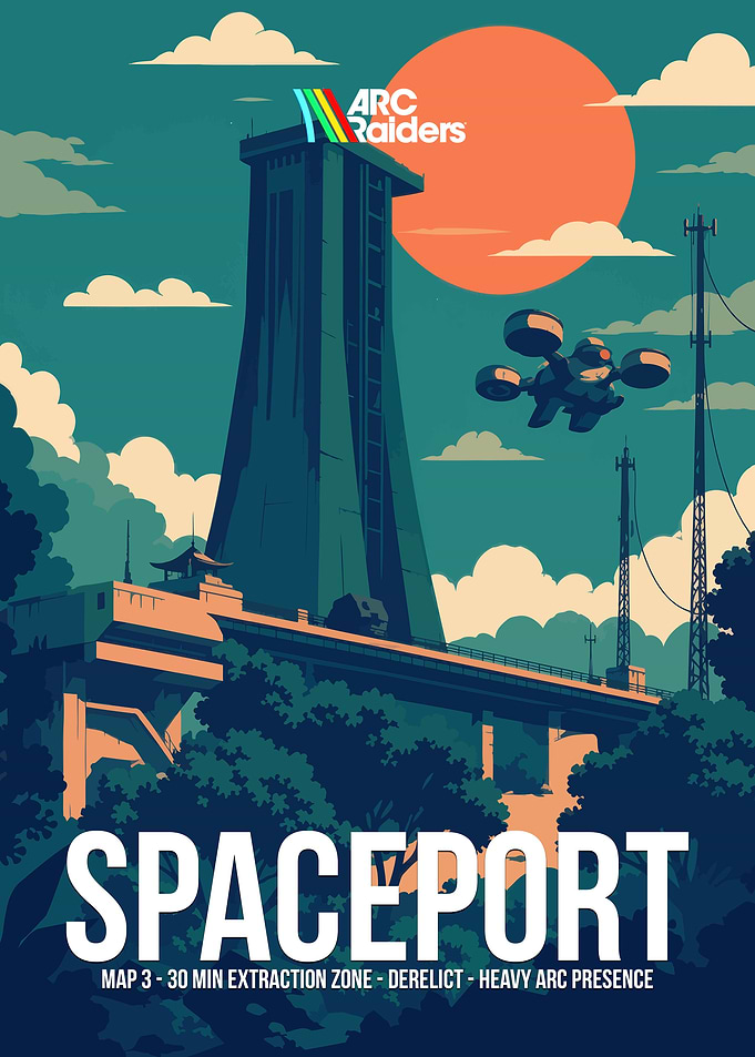 Arc Raiders Spaceport Game Art