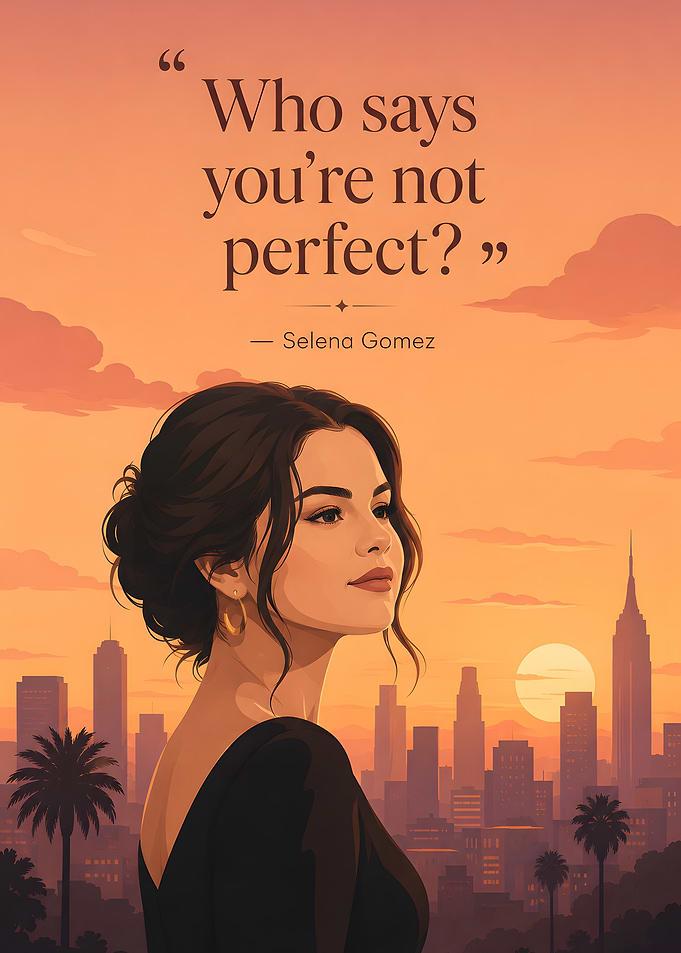 Selena Gomez Inspirational Quote