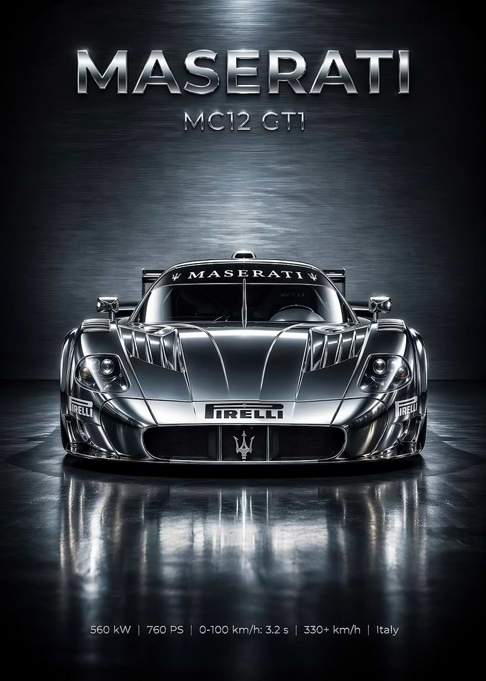 Maserati MC12 GT1 Race Car