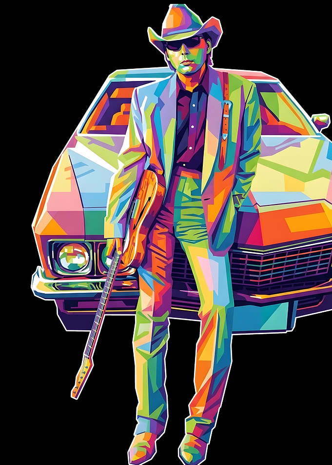 Dwight Yoakam Pop Art