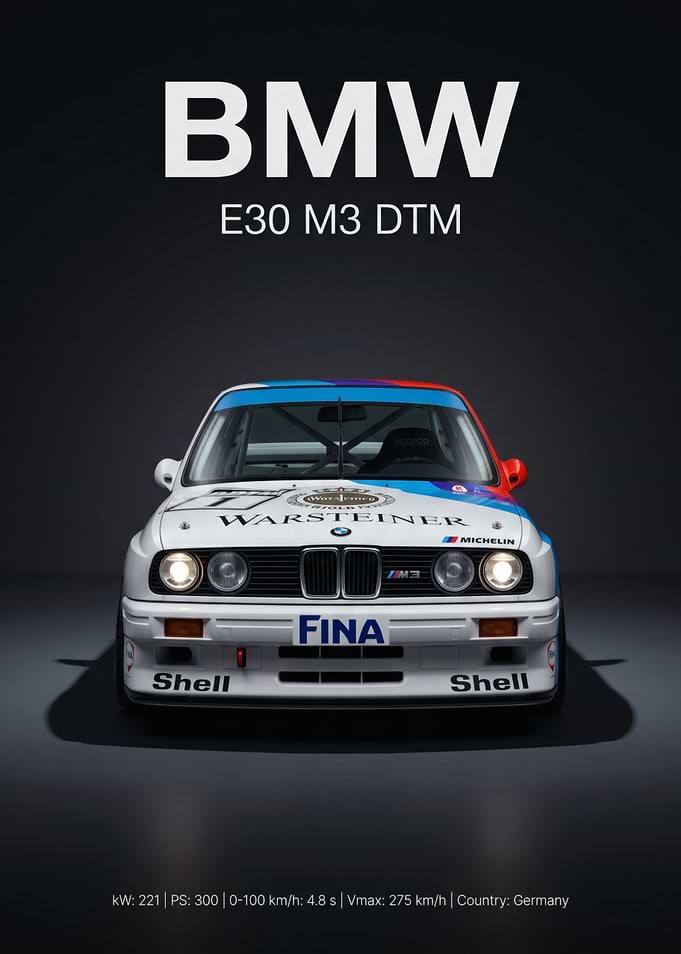 BMW E30 M3 DTM Race Car