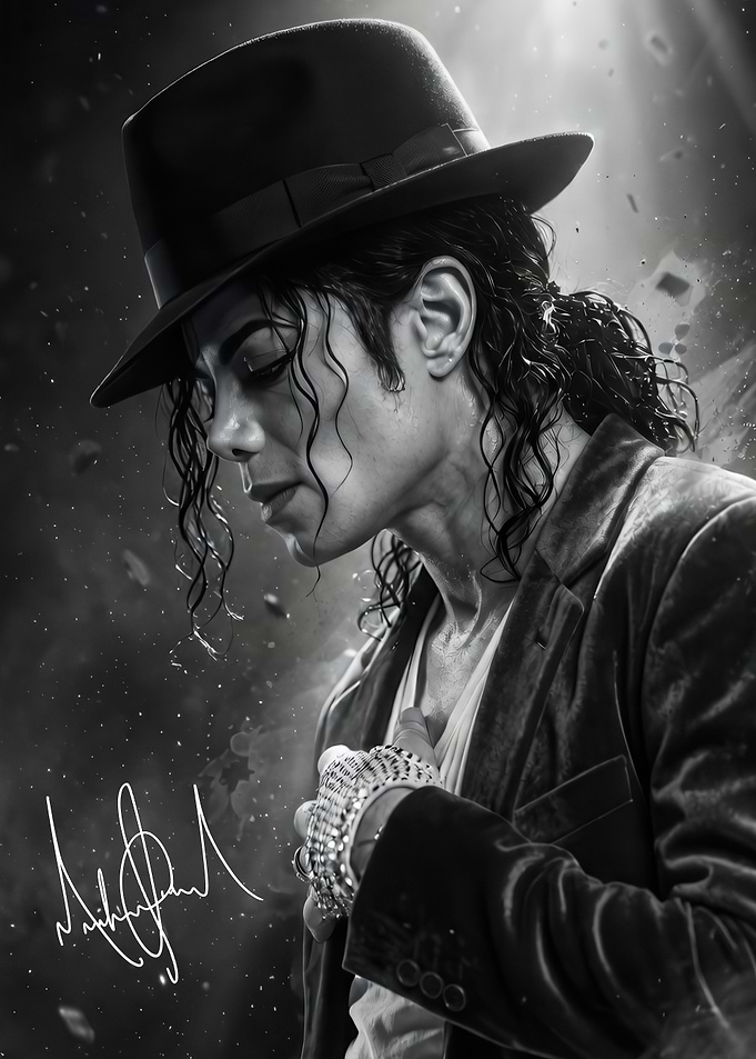 Michael Jackson in Black and White