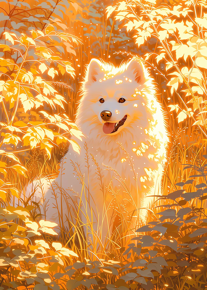 Cloud Coat Samoyed