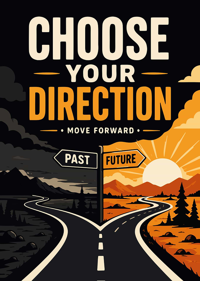 Choose Your Direction Motivational Poster