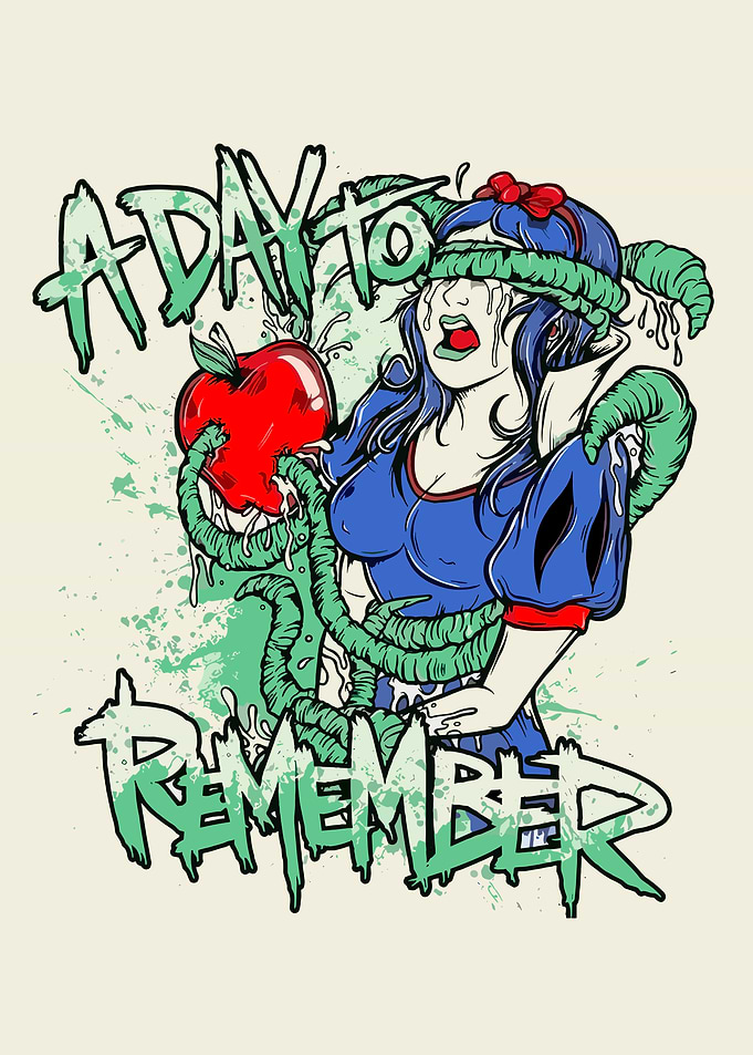 A Day to Remember Snow White Graphic