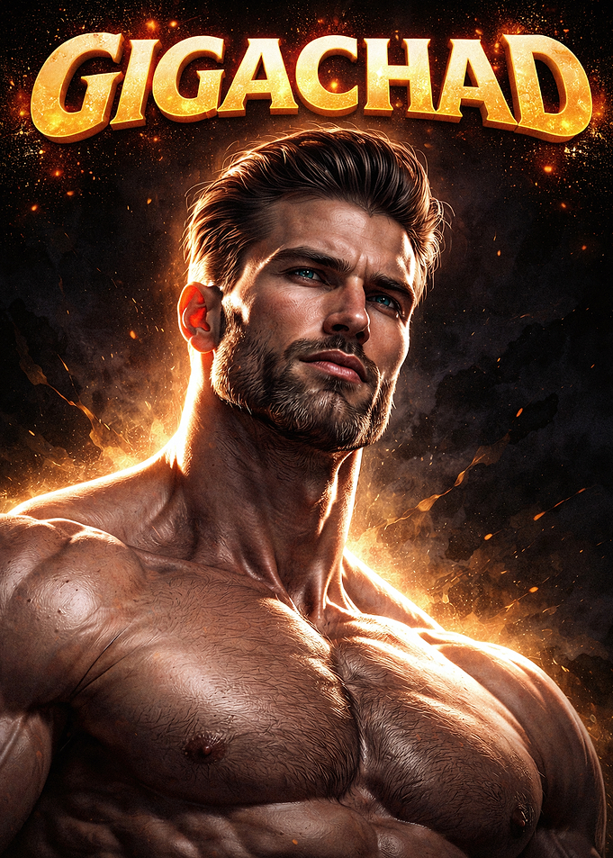 GigaChad Motivational Poster