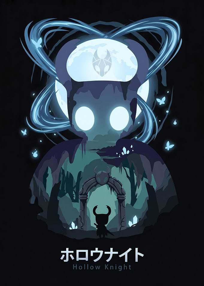 Hollow Knight Silhouette Art