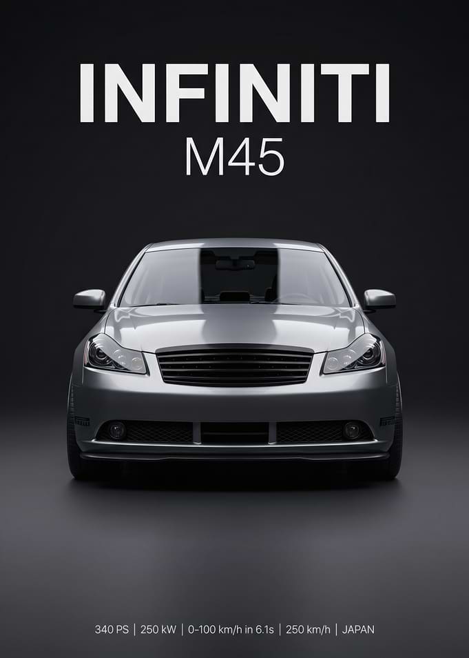Infiniti M45 Car Advertisement