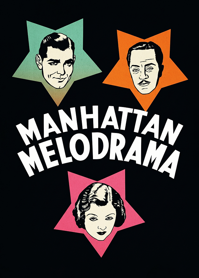 Manhattan Melodrama Movie Poster