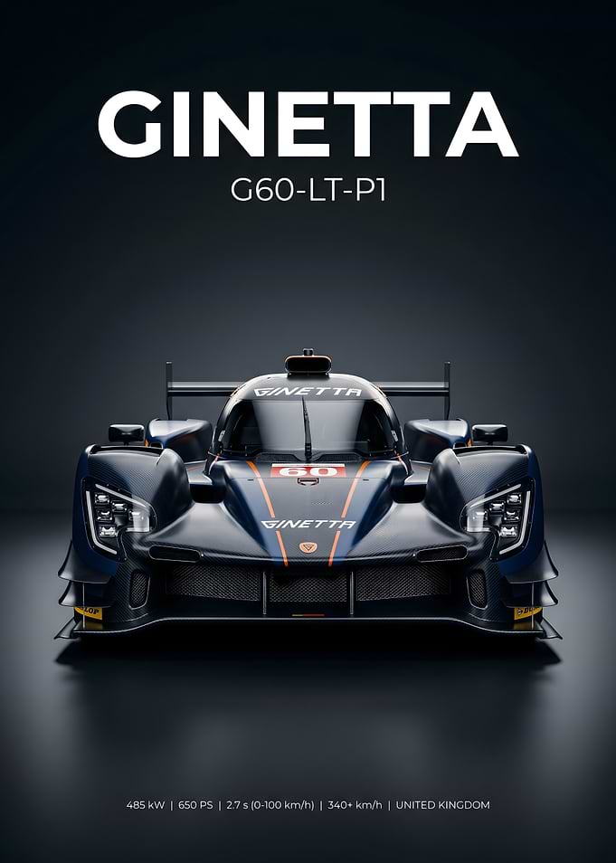 Ginetta G60-LT-P1 Race Car
