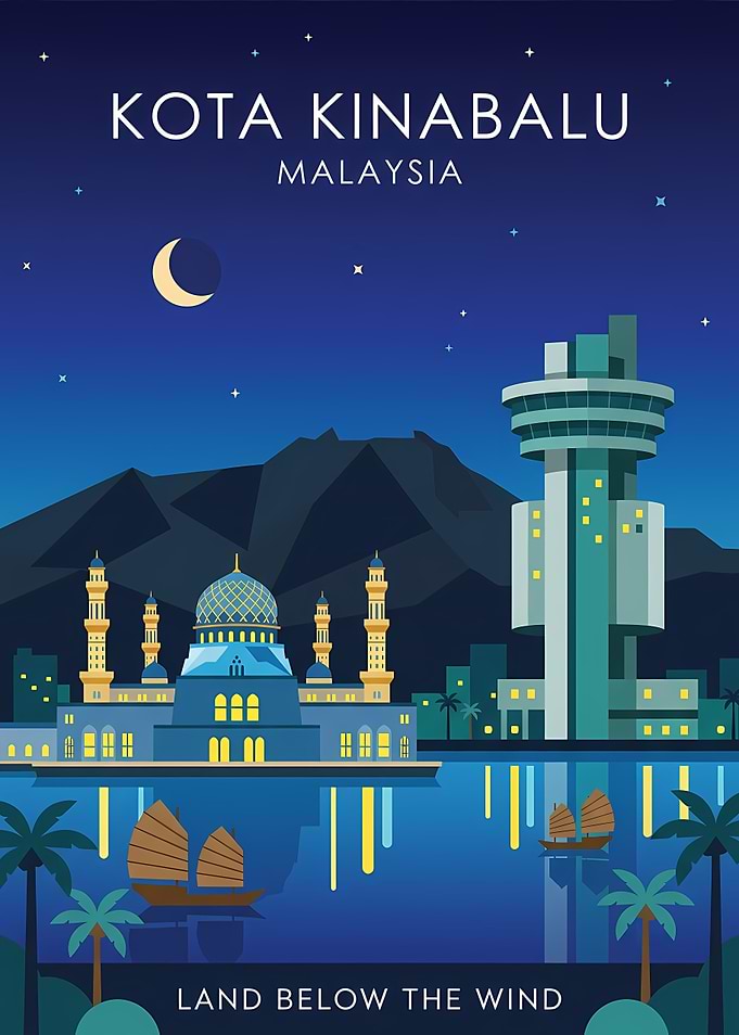 Kota Kinabalu Night Scene