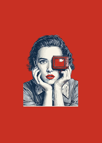 Woman with Television Eye