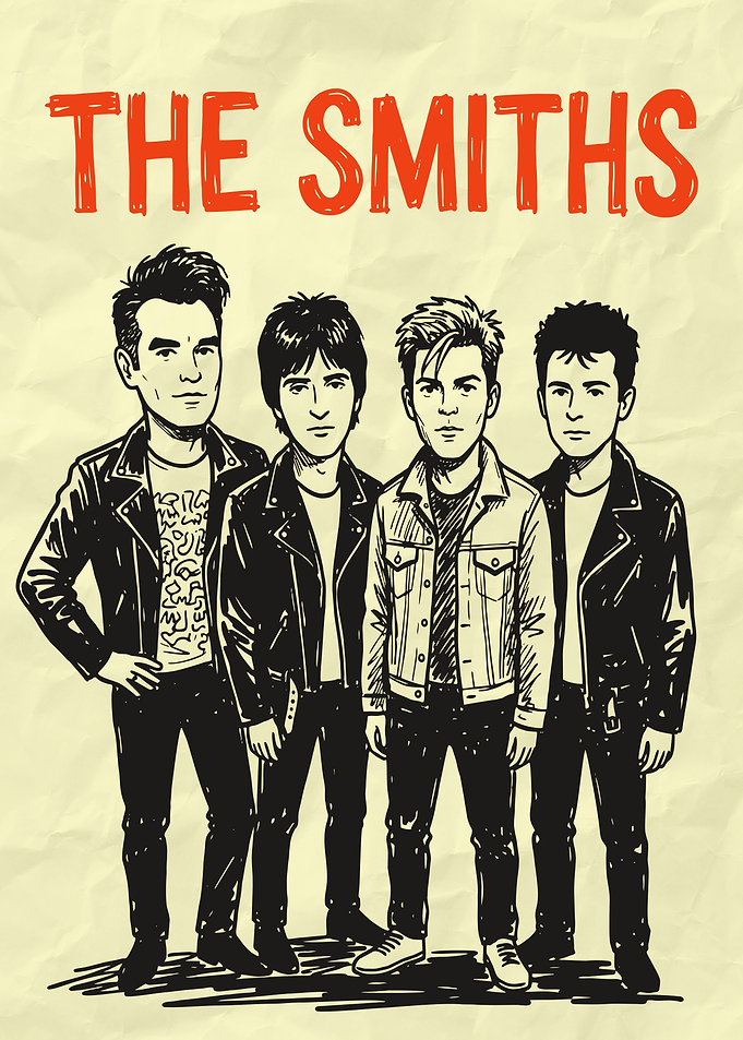 The Smiths Band Illustration