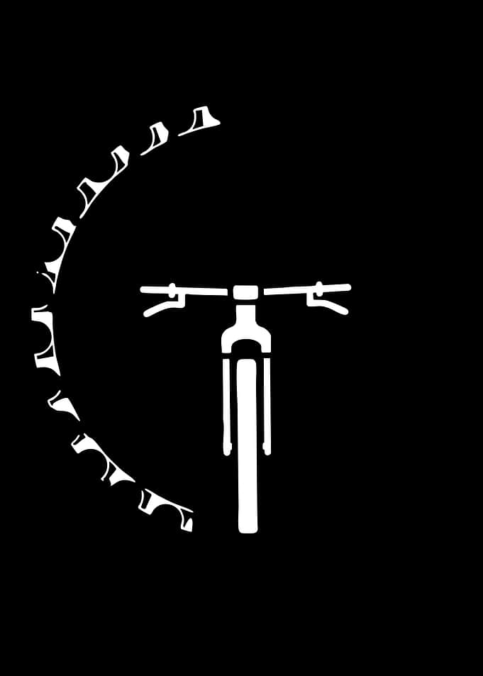 Bicycle Gear and Handlebars Icon
