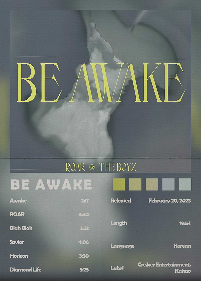 The Boyz BE AWAKE Album Art